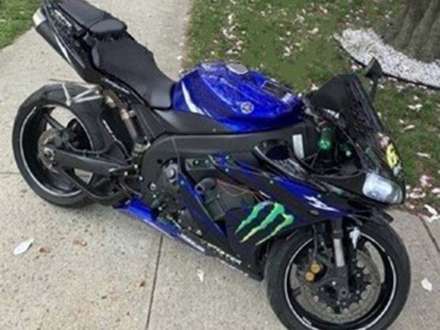 Carenados Moto Yamaha YZF 1000 R1 2004-2006 - Azul Negro Amarillo Verde Monstruo Yamalube ENEOS 69 Fábrica