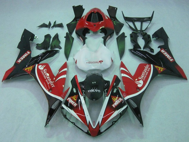 Carenados Moto Yamaha YZF 1000 R1 2004-2006 - Rojo Blanco Negro Verde Volvo Jika Fimer Santander Fábrica