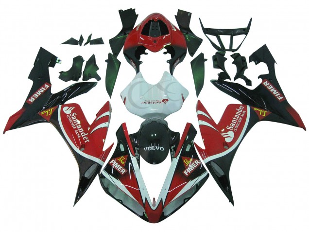 Carenados Moto Yamaha YZF 1000 R1 2004-2006 - Rojo Blanco Negro Verde Volvo Jika Fimer Santander Fábrica