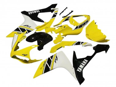Carenado Moto Yamaha YZF 1000 R1 2007-2008 - Amarillo Blanco Negro Fábrica