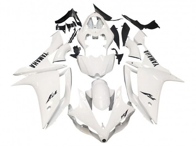 Carenados Moto Yamaha YZF 1000 R1 2007-2008 - Blanco Negro Fábrica