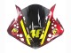 Carenados Moto Yamaha YZF 1000 R1 2009-2011 - Rojo Amarillo Negro Tiburón 46 Fábrica