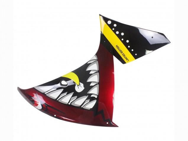 Carenados Moto Yamaha YZF 1000 R1 2009-2011 - Rojo Amarillo Negro Tiburón 46 Fábrica