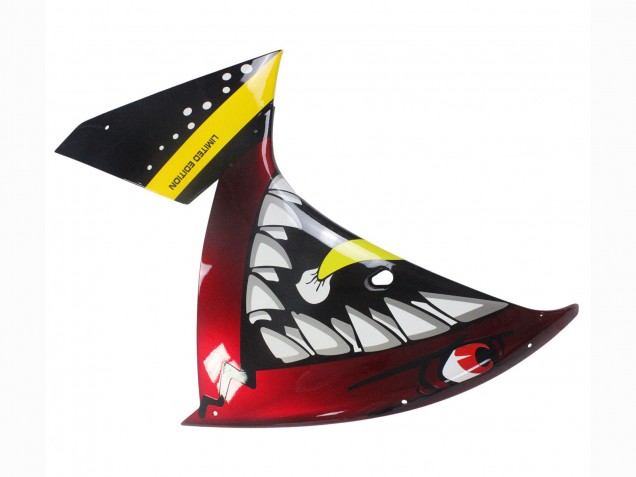 Carenados Moto Yamaha YZF 1000 R1 2009-2011 - Rojo Amarillo Negro Tiburón 46 Fábrica