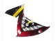 Carenados Moto Yamaha YZF 1000 R1 2009-2011 - Rojo Amarillo Negro Tiburón 46 Fábrica