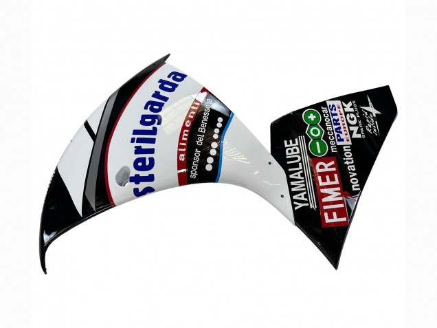 Carenados Moto Yamaha YZF 1000 R1 2009-2011 - Negro Brillante Blanco Rojo Volvo Fimer Yamalube 87 Fábrica