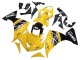 Kits Carenado Moto Yamaha YZF 1000 R1 2009-2011 - Amarillo Blanco Negro Raya Fábrica