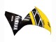 Kits Carenado Moto Yamaha YZF 1000 R1 2009-2011 - Amarillo Blanco Negro Raya Fábrica