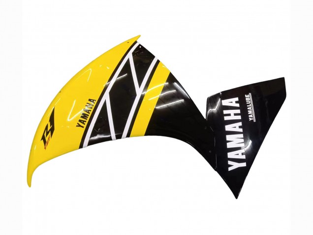 Kits Carenado Moto Yamaha YZF 1000 R1 2009-2011 - Amarillo Blanco Negro Raya Fábrica