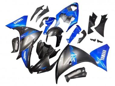 Carenados Moto Yamaha YZF 1000 R1 2012-2014 - Azul Negro Brillante Fábrica