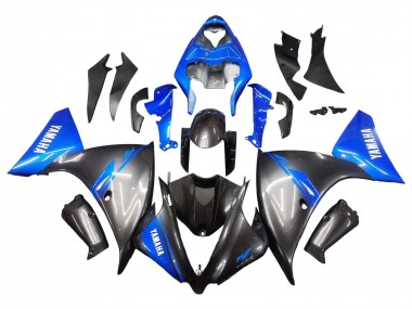 Carenados Moto Yamaha YZF 1000 R1 2012-2014 - Azul Negro Brillante Fábrica