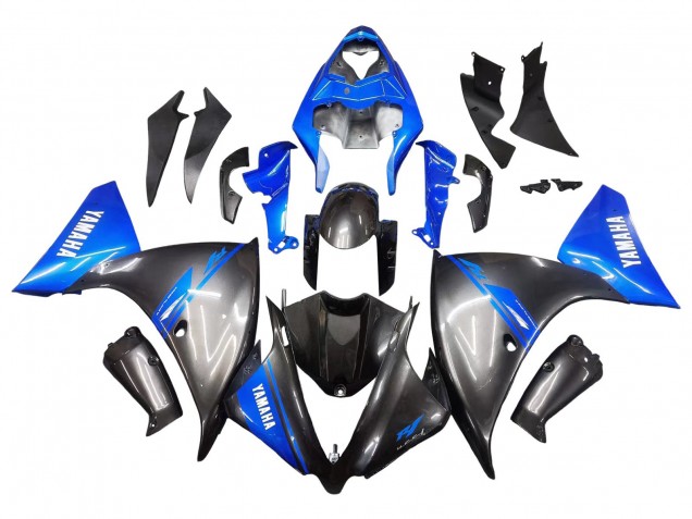 Carenados Moto Yamaha YZF 1000 R1 2012-2014 - Azul Negro Brillante Fábrica