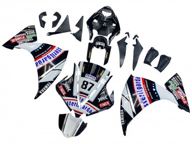 Carenados Moto Yamaha YZF 1000 R1 2012-2014 - Negro Brillante Blanco Rojo Fimer Yamalube Sterilgarda 87 Fábrica