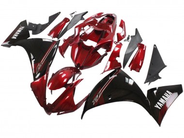 Carenados Moto Yamaha YZF 1000 R1 2012-2014 - Rojo Negro Brillante Fábrica