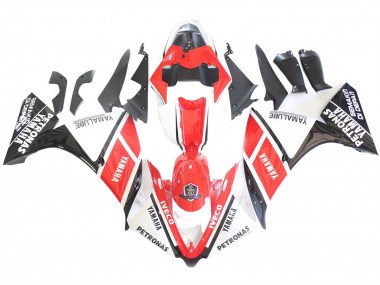 Carenados Moto Yamaha YZF 1000 R1 2012-2014 - Blanco Rojo Negro Brillante Petronas Fábrica