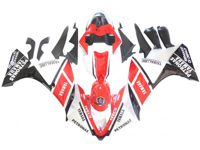 Carenados Moto Yamaha YZF 1000 R1 2012-2014 - Blanco Rojo Negro Brillante Petronas Fábrica