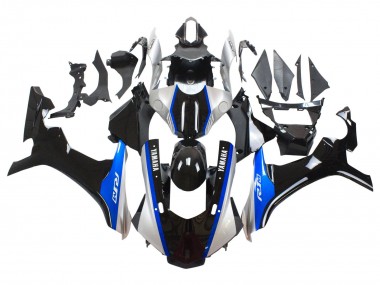 Carenados Moto Yamaha YZF 1000 R1 2015-2019 - Plata Azul Negro Brillante Fábrica
