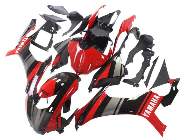 Carenados Moto Yamaha YZF 1000 R1 2015-2019 - Rojo Negro Plata Fábrica