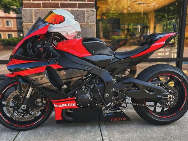 Carenados Moto Yamaha YZF 1000 R1 2015-2019 - Rojo Negro Plata Fábrica