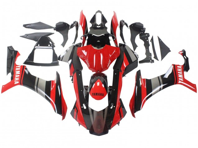 Carenados Moto Yamaha YZF 1000 R1 2015-2019 - Rojo Negro Plata Fábrica