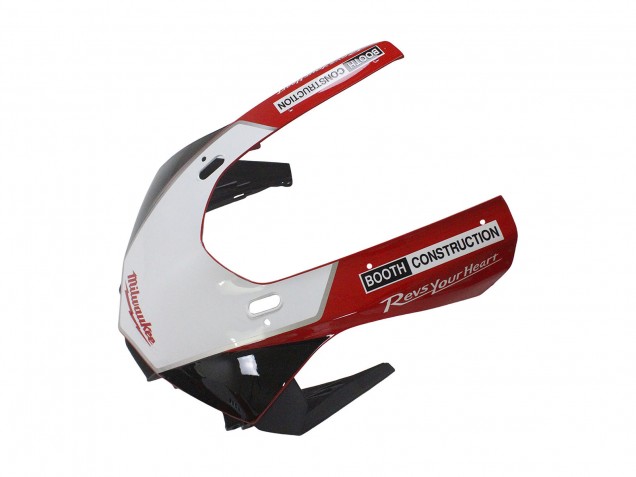 Carenado Moto Yamaha YZF 1000 R1 2015-2019 - Blanco Rojo Negro Milwaukee Fábrica