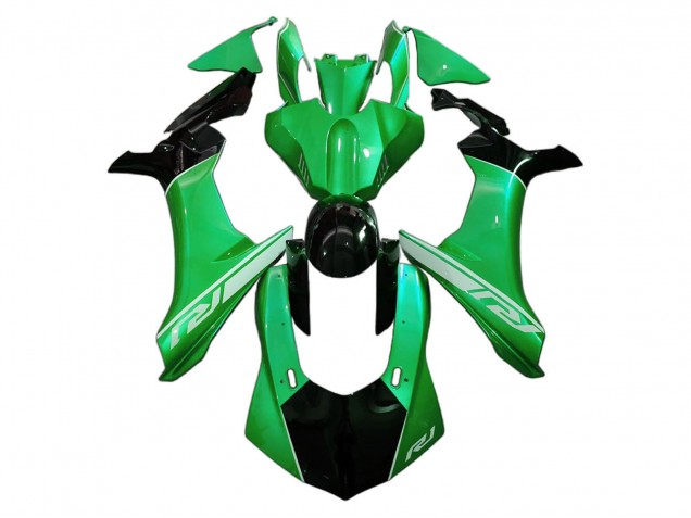 Carenados Moto Yamaha YZF 1000 R1 2020-2025 - Verde Negro Brillante Fábrica