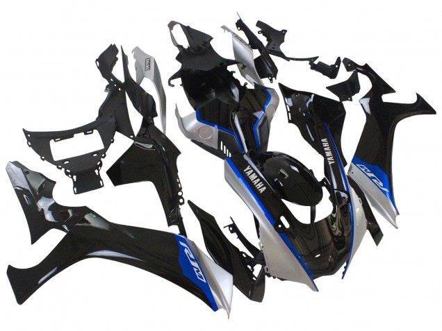 Carenados Moto Yamaha YZF 1000 R1 2020-2025 - Negro Brillante Plata Azul Fábrica