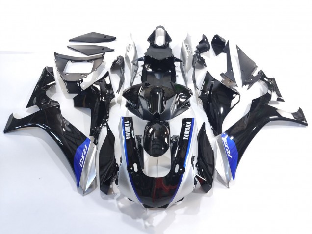 Carenados Moto Yamaha YZF 1000 R1 2020-2025 - Negro Brillante Plata Azul Fábrica