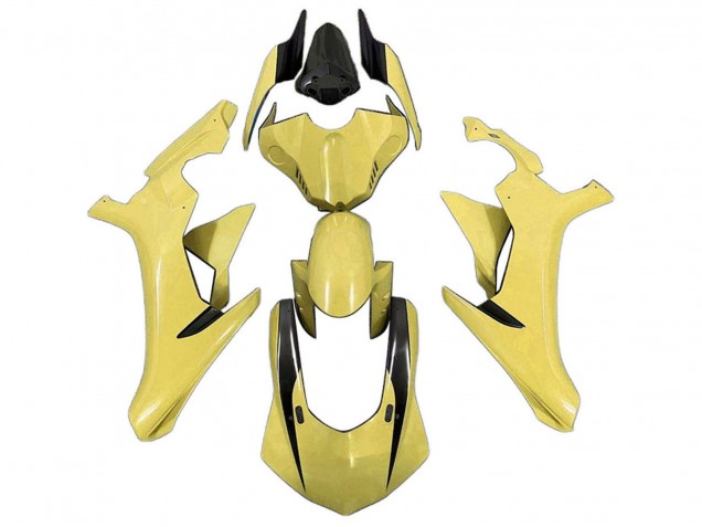 Carenados Moto Yamaha YZF 1000 R1 2020-2025 - Amarillo Negro Brillante Fábrica