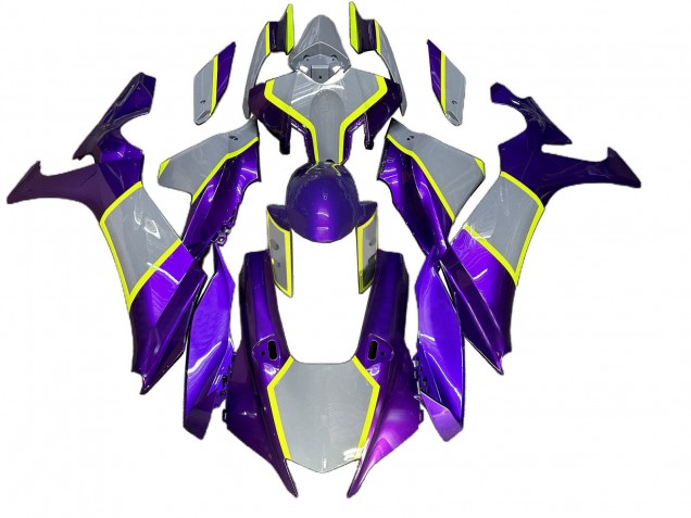 Carenados Moto Yamaha YZF 1000 R1 2020-2025 - Amarillo Gris Púrpura Fábrica