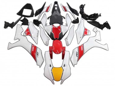 Carenados Moto Yamaha YZF 1000 R1 2020-2025 - Blanco Rojo Amarillo Fábrica