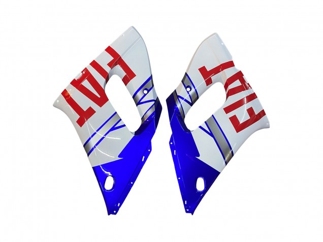 Carenados Moto Yamaha YZF 600 R6 1998-2002 - Blanco Azul Rojo Fiat 99 Fábrica