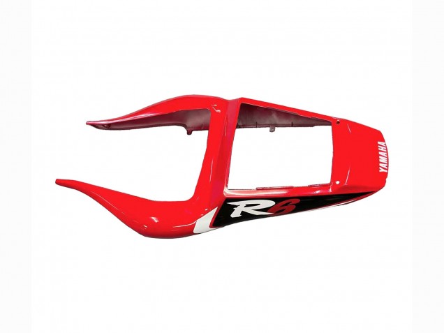 Carenado Moto Yamaha YZF 600 R6 1998-2002 - Rojo Blanco Negro Brillante Fábrica