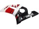 Carenados Moto Yamaha YZF 600 R6 1998-2002 - Blanco Rojo Negro Brillante Fábrica