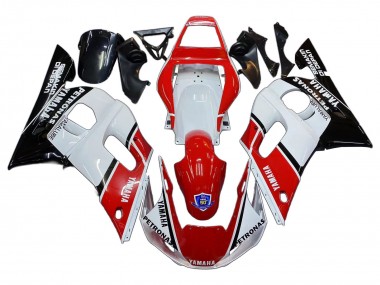 Carenados Moto Yamaha YZF 600 R6 1998-2002 - Blanco Rojo Negro Petronas Yamalube 50th Fábrica
