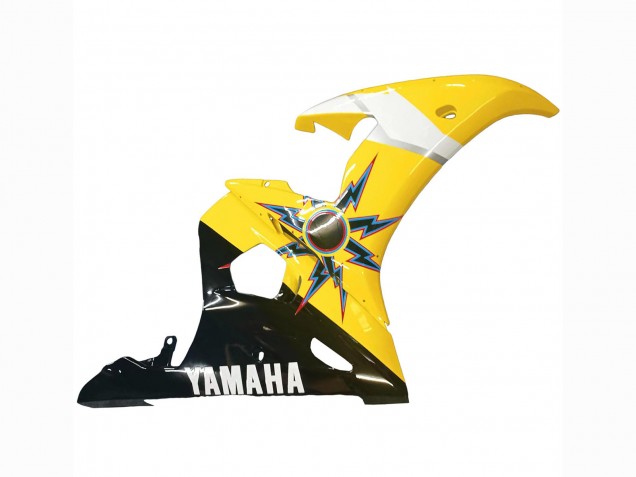 Carenados Moto Yamaha YZF R6 2003-2004 - Amarillo Rojo Negro Brillante 46 Fábrica