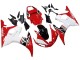 Carenado Moto Yamaha YZF R6S 2006-2009 - Blanco Rojo Negro Brillante Fábrica