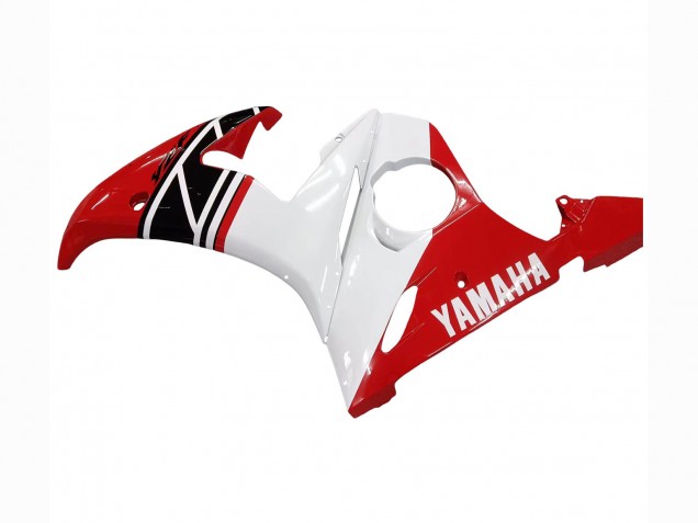 Carenado Moto Yamaha YZF R6S 2006-2009 - Blanco Rojo Negro Brillante Fábrica
