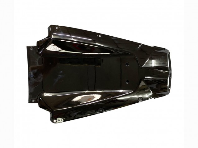 Carenados Moto Yamaha YZF R6 2003-2004 - Negro Brillante Negro Mate Oro Calcomanías Fábrica