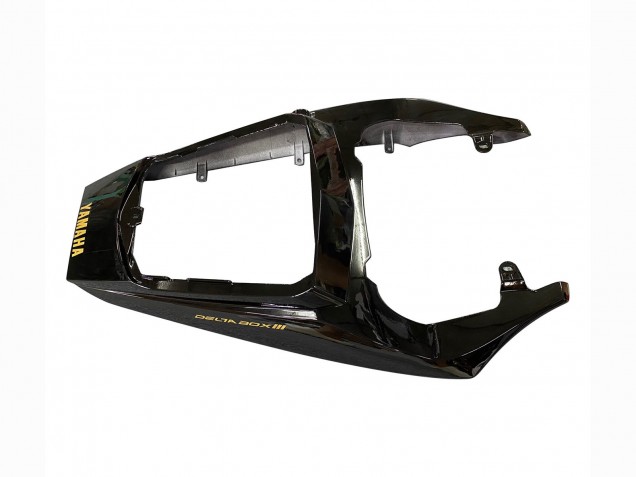 Carenados Moto Yamaha YZF R6 2003-2004 - Negro Brillante Negro Mate Oro Calcomanías Fábrica