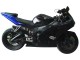 Carenados Moto Yamaha YZF R6 2003-2004 - Azul Negro Mate Fábrica