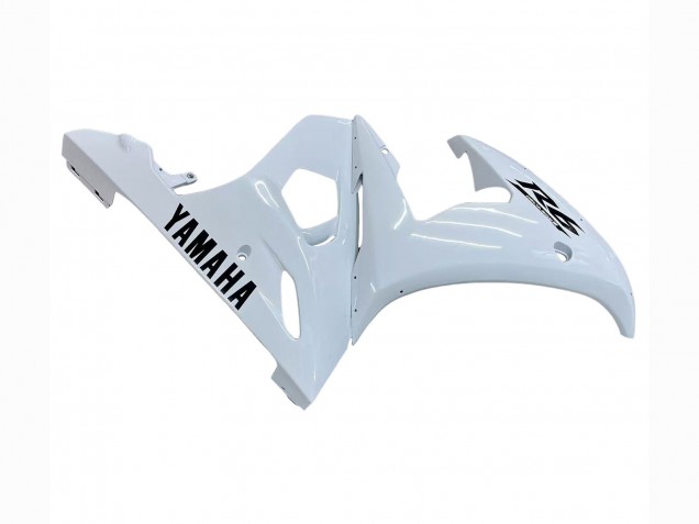 Carenados Moto Yamaha YZF R6 2003-2004 - Blanco Negro Calcomanías Fábrica