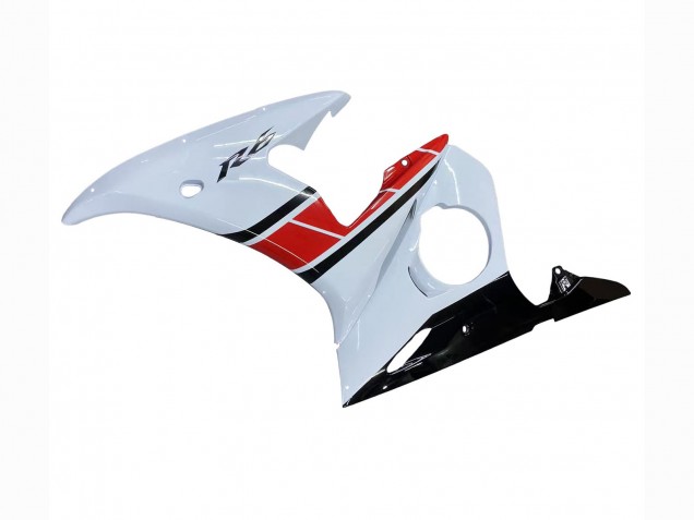 Carenados Moto Yamaha YZF R6 2003-2004 - Blanco Rojo Negro Brillante Fábrica