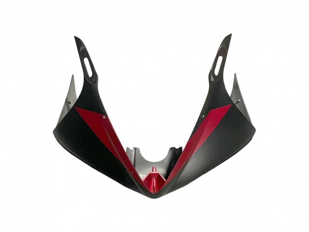 Carenados Moto Yamaha YZF 600 R6 2005 - Negro Mate Rojo Geométrico Fábrica