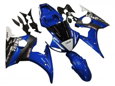 Carenados Moto Yamaha YZF 600 R6 2005 - Azul Blanco Negro Yamalube Fábrica