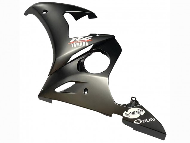 Carenado Moto Yamaha YZF 600 R6 2005 - Negro Mate Rojo Fábrica