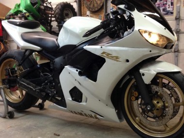 Carenados Moto Yamaha YZF 600 R6 2005 - Blanco Oro Fábrica