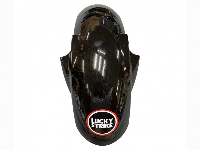 Carenados Moto Yamaha YZF 600 R6 2005 - Negro Brillante Blanco Lucky Strike Motul Fábrica