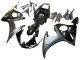 Carenados Moto Yamaha YZF 600 R6 2005 - Negro Brillante Negro Mate Oro Fábrica