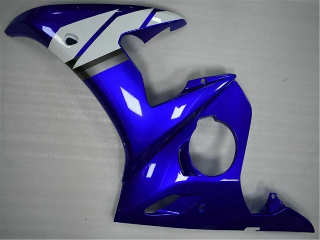 Carenados Moto Yamaha YZF 600 R6 2005 - Azul Blanco Fábrica